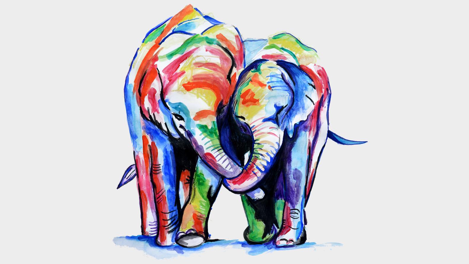 Illustration of elephant