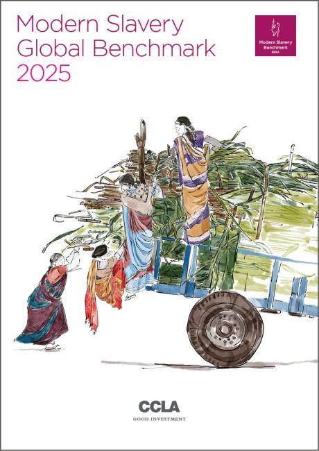 Modern Slavery Global Benchmark 2025 report cover